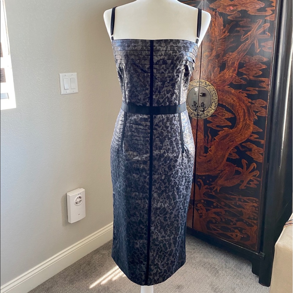 Dolce&Gabbana D&G Black & Grey leopard dress.